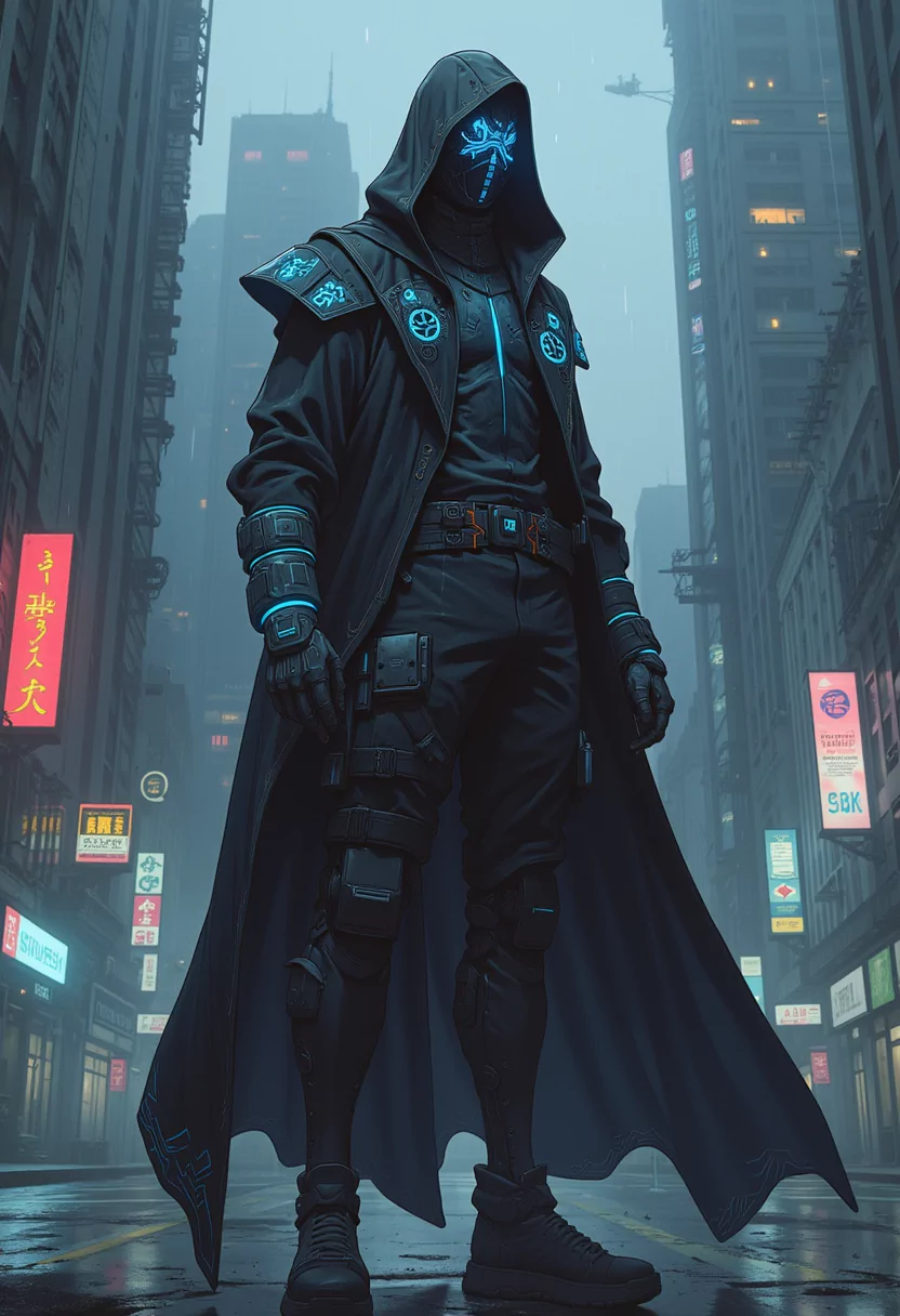 KI Cyberpunk Anime Assassine